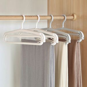 晒床单神器被单大衣架子家用伸缩挂衣架塑料加长晾浴巾衣撑毛巾架