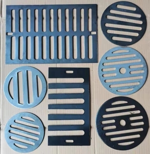 铸铁地漏篦子盖板圆形地漏87雨水斗篦子钢板地漏篦子厨房过滤网