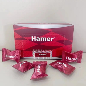 原装进口马来西亚印尼hanm能量糖人参精力红糖黑糖金糖悍糖功能糖