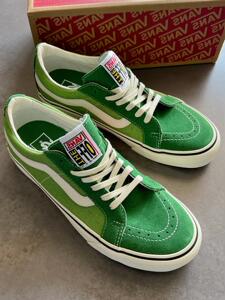 万斯 sk8-low sf牛油果绿草绿色低帮男女帆布滑板鞋 vn0a4uwi4ws