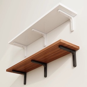 遮丑放置木架悬空上方定制创意展示厨房简约固定墙上置物架90度邮