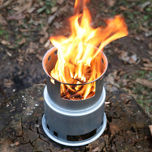 现货户外便携式露营炉灶分体式木碳柴火炉碳炉野炊炉具