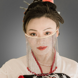 面纱女遮脸古装仙女