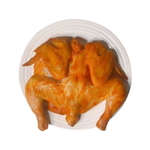 奥尔良烤鸡整只蜜汁手扒鸡童子鸡加热秘制手撕鸡全炸鸡网红半成品