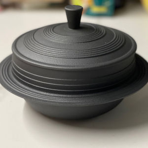 韩式铸铁炖锅韩国锅朝鲜锅老式加厚无涂层电磁炉通用阿里郎生铁锅