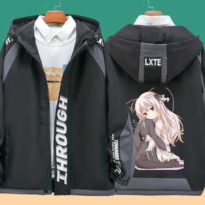 缘之空动漫风衣夹克 春日野穹周边学生日系衣服冬季情侣外套
