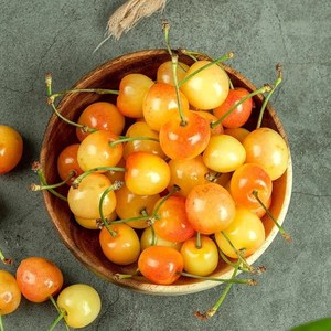 崂山黄蜜水晶大樱桃水果新鲜现摘青岛北宅大樱珠5斤山东非车厘子