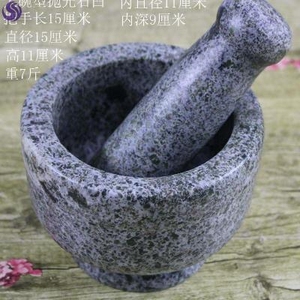 打糍粑工具式青石捣蒜罐儿农村老石臼捣做用的泥神器石头手工年糕