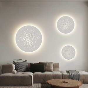 简约现代北欧个性创意宇宙星空壁灯饰艺术家用沙发背景墙装饰壁灯