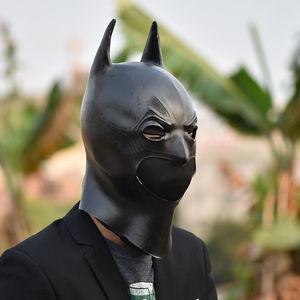 蝙蝠侠面具头套面罩batman男帅气全脸抖音直播道具万圣节cosplay
