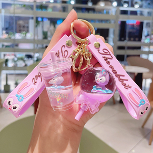 水晶流沙挂件小饰品星黛露入油漂浮钥匙扣可爱漂流瓶女生书包吊坠