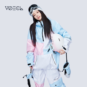 VE3CL李小璐同款单双板滑雪服女款衣裤套装防风防水保暖外套新款