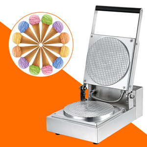 广州首飞蛋卷机脆皮机1mm纹路手工蛋卷机冰淇淋蛋筒机商用连锁店