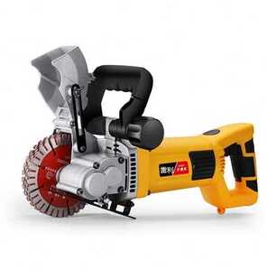 新品挖槽切槽家装水泥开线槽割机全自动路面开槽机开缝墙上砖爆款