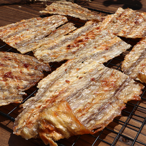 炭烤鳗鱼片现烤即食鳗鱼淡干250g海鲜小吃孕妇儿童零食网红烤鱼片