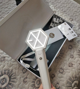 exo三巡演唱会官方同款二代爱丽棒 exo应援灯