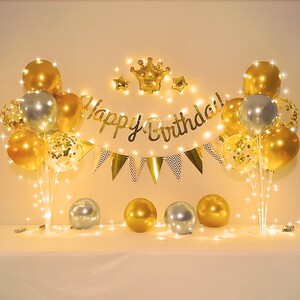 401人付款淘宝十岁12岁男童生日装饰场景布置家里创意过生日布置房间