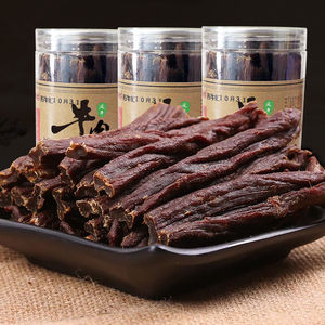 低脂减肥超风干牛肉干500g内蒙古手撕特干牛