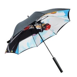 780人付款淘宝昂首挺熊雨伞男个性晴雨伞创意潮流满头大汉彩虹折叠伞