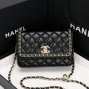 奢侈品尚古驰正潮小香风包包真皮菱格链条女包时尚百搭单肩斜挎包