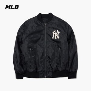 韩国代购mlb棒球服男女加厚棉服ny洋基队2021冬季新款夹克外套ins