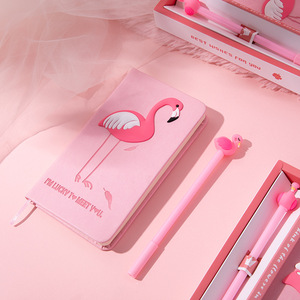 小学生手账本粉色少女心本子带笔套装学校培训机构lzogo定制