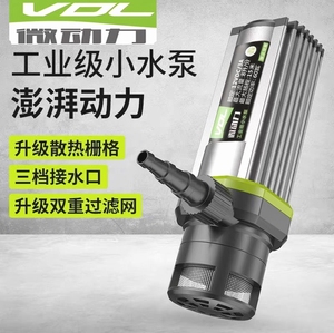 德国进口微动力12v小水泵抽水家用型220V潜水自吸微型全自动水钻