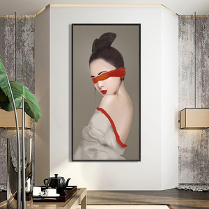 人物装饰画女体艺术女孩挂画美容院足浴店墙壁画人体性感美女墙画