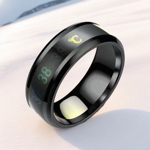 高级感NFC智能戒指黑科技蓝牙戒指太阳能多功能安卓温度魔术防水