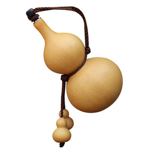 酒葫芦装酒随身天然精品李白济公防渗蜂蜡酒壶摆挂件包浆仿古大号