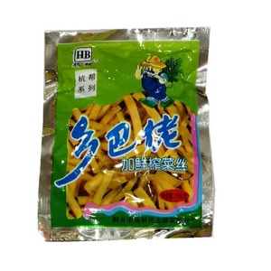 乡巴佬加鲜去皮榨菜丝100g *50袋榨菜配粥下饭菜24省包邮