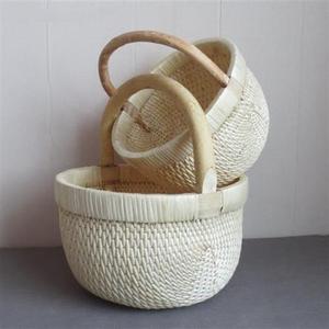 青纯手工藤编柳条笆八斗筐米斗筐民间工艺柳编家用编筐柳条编织品