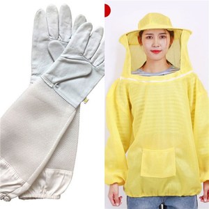 防蜂服养峰衣全套专用半身透气抓密蜂衣服防护服取养蜜蜂工