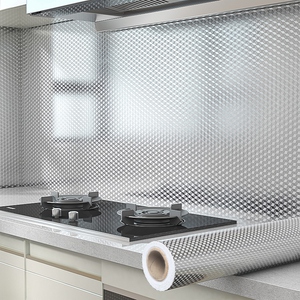 厨房防油贴纸pvc防火阻燃墙纸自粘墙壁墙面灶台墙贴纸