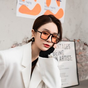 奥丽绒grace master恩典大师时尚韩风太阳镜复古半框2022新款方型