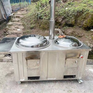 灶农村家用室内无烟大锅台户外移动土灶台地锅灶带风机91人付款287