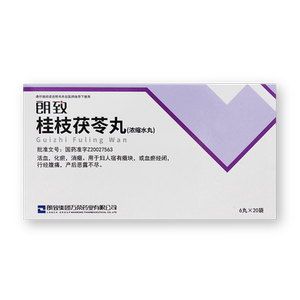 包邮】朗致桂枝茯苓丸(浓缩水丸) 6丸*20袋/盒用于治疗子宫内膜炎附件