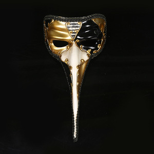 彩绘大长鼻子面具派对用品面具 表演嘻哈万圣节恐怖面具鬼脸面具