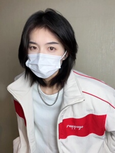 鲻鱼头假发中性日系少年感帅气中分刘海狼尾短发网红日常减龄发套
