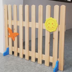 宝宝游戏围栏幼儿园儿童实木区角隔断栅栏卡通木围栏装饰0人付款178
