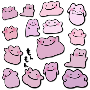 神奇宝贝百变怪贴画行李箱笔记本电脑ipad手机s壳充电宝贴纸防水