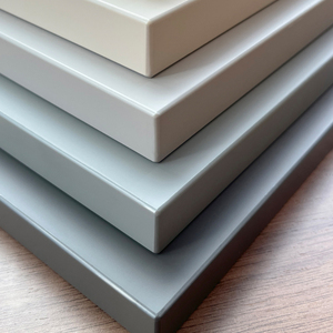 pet六面无缝激光封边橱柜衣柜门定做肤感高光厨房门板定制欧松板