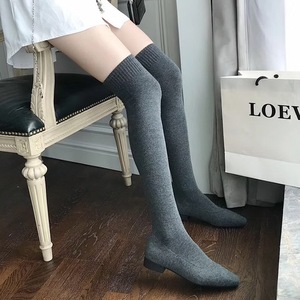 袜子鞋女粗跟春季