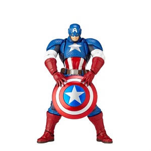 新品复仇a节联盟漫者版手办海洋堂山口式美国队长6寸关画可动模型