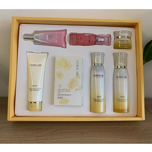 欧诗漫百花萃护肤品套装牡丹臻白玫瑰鲜活蜡菊保湿补水水乳套装