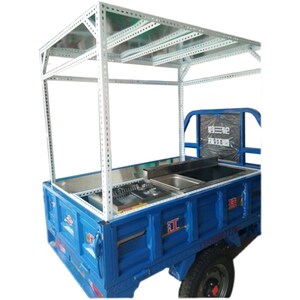 三轮车摆摊架子炸串架电动小吃车商用烧烤炸串p车煎饼油炸早餐夜