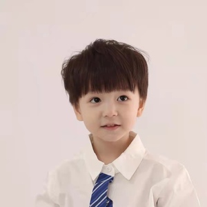 00小布blythe男孩短假发qbaby马海毛锅盖头娃发小正太假发飞机头毛