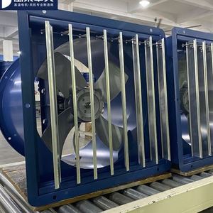 华大fap烤房百叶窗排湿风机 耐高温高湿烘干房抽湿循环排轴流风扇
