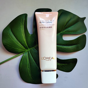 欧莱雅水杨酸烟酰胺洗面奶125ml金致臻颜牡丹焕采洁面乳美白亮肤