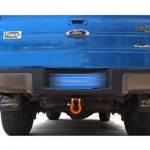 越野车改装重型锻造拖车钩方口通用拖车臂坦克300实心u型马蹄卸扣